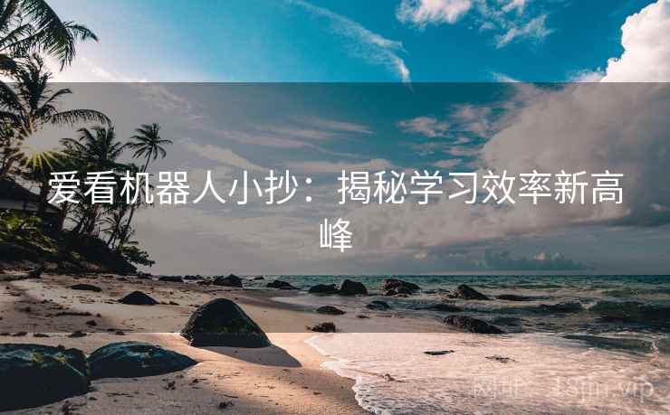 爱看机器人小抄：揭秘学习效率新高峰