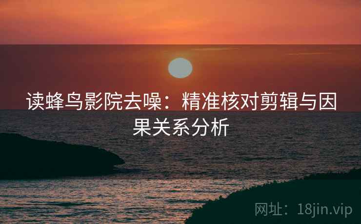 读蜂鸟影院去噪:精准核对剪辑与因果关系分析
